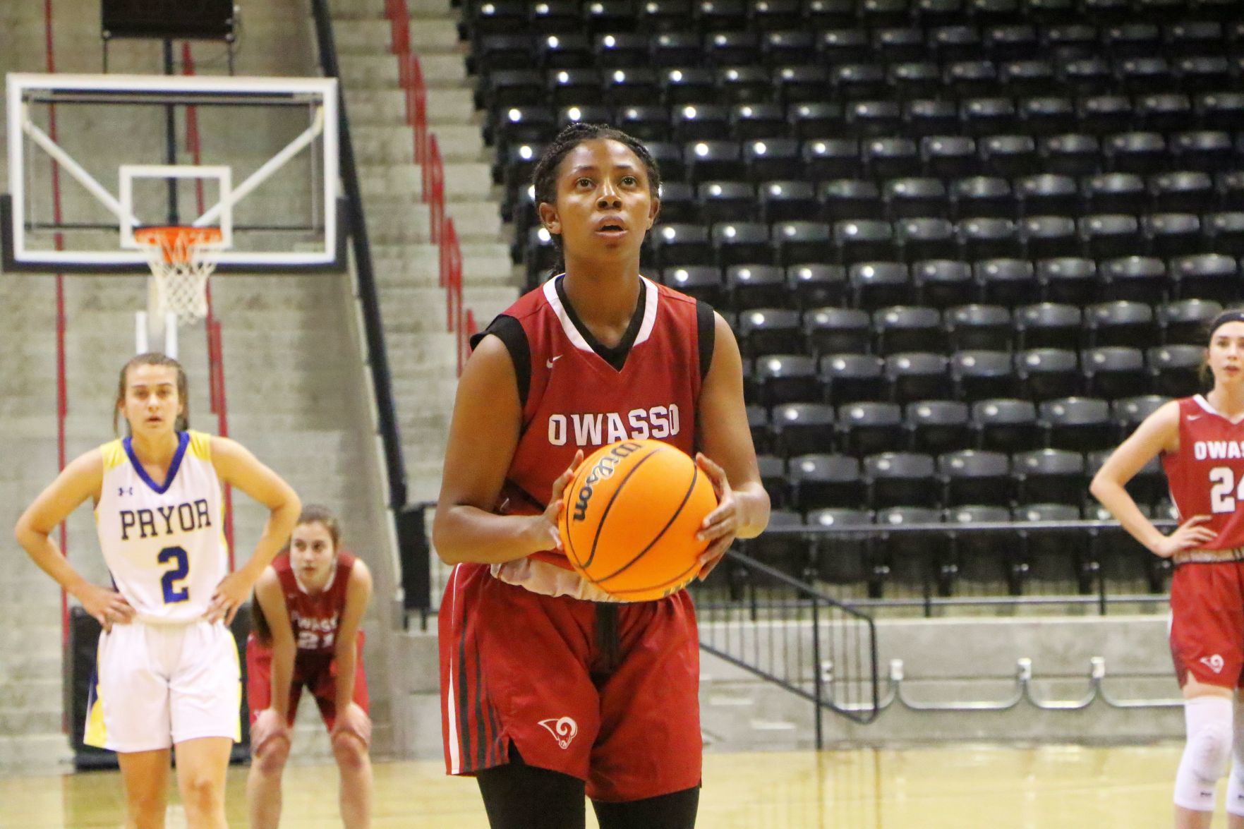 Owasso-Pryor girls at Skiatook